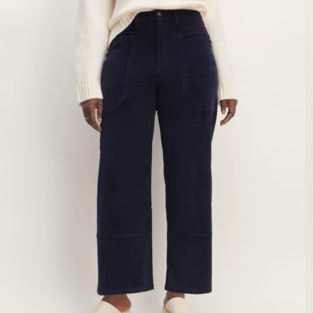 Everlane Gardener Navy Corduroy Pants